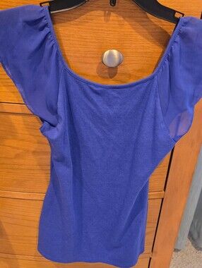 Express Royal Blue Women's Top, Women's XS